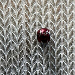 Elegant Red Wall Decor Accent